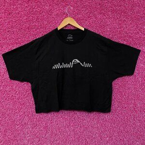 Pusheen Sound Wave Crop Top size Extra Large